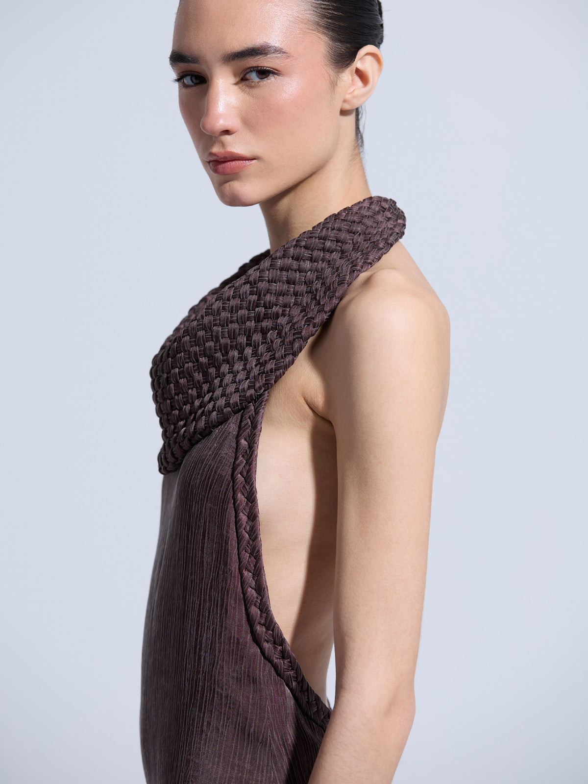 REN 20 - Vestido cuello tejido