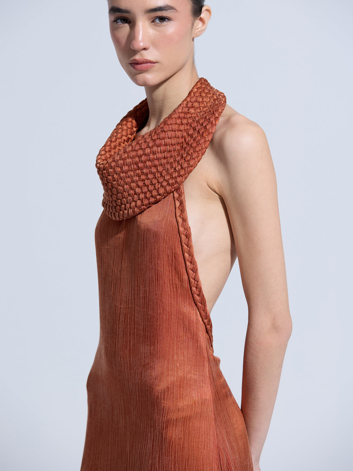 REN 20 - Vestido cuello tejido