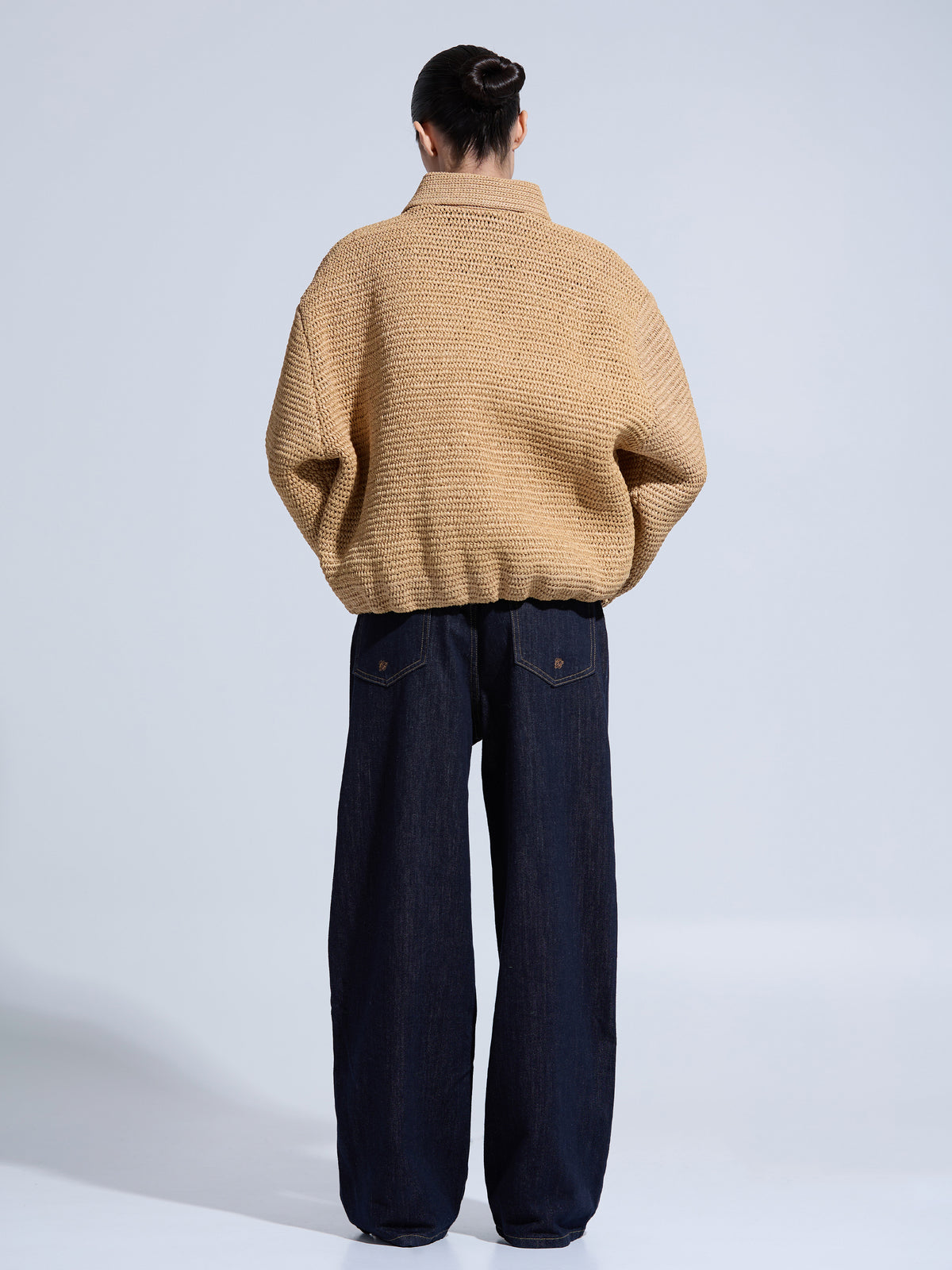 REN 14 - Chaqueta en Crochet de Rafia
