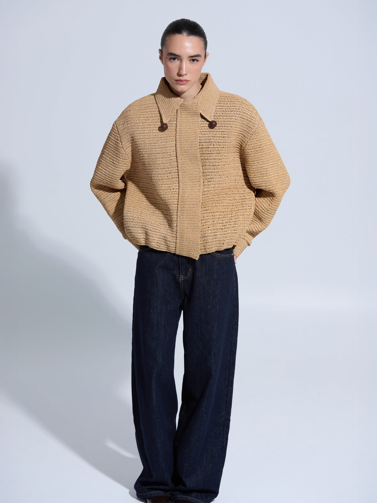 REN 14 - Chaqueta en Crochet de Rafia